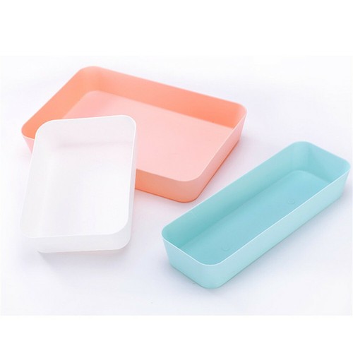 Plastic Drawer Desk Draw Storage Tray Office//Home Kitchen Organizer Box