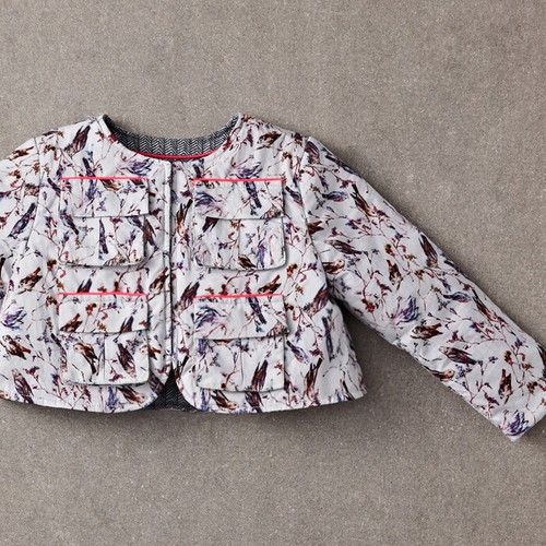 Details about / NELLYSTELLA Stelly Swan Quilted Jacket NWT $158 Size 3
