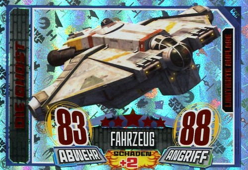 topps star wars neuf Rebel Attax série 1 édition limitée choisir