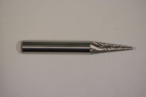 SM2D Pointed Cone Shape Carbide Burr Bur Cutting Tool Die Grinder Bit 1//4/" NEW