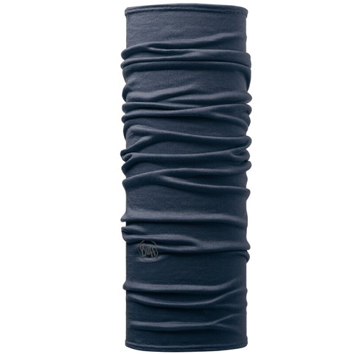 Buff Merino Wool Merino Multifunktionstuch Solid Denim