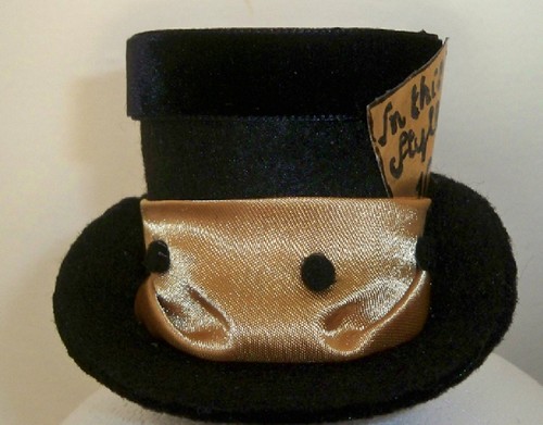 Mad Hatter Inspired mini hat fascinator