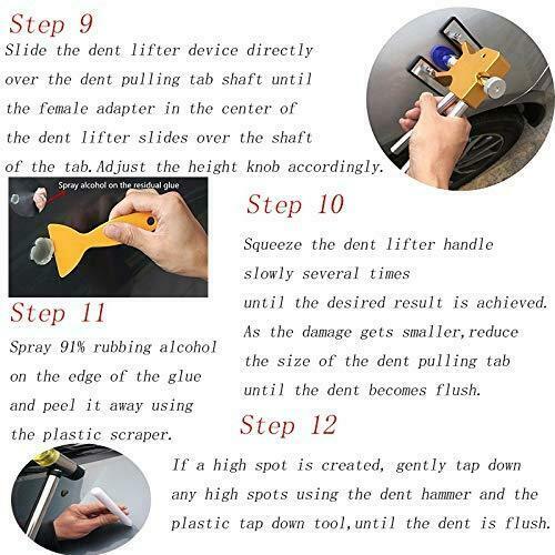 Puller Bridge Glue Gun Set Paintless Dent Repair Removal Tools Car Body Kits B12