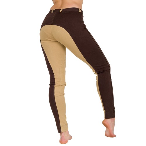 Femme Extensible Confort 2 tons Taille Plus Auto Siège Équitation Jodhpurs