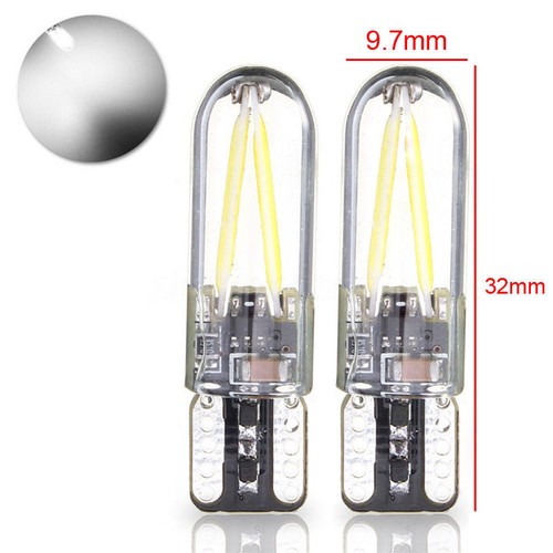 10Pcs T10 W5W Blanco COB LED Bombilla Coche Coche Camión Ancho Licencia Placa De Iluminación Luz