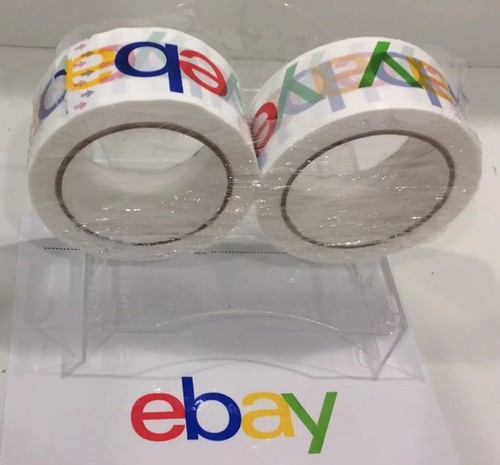 2 Rolls Logo Packing Tape 2 in x 75 yds New Package Shipping Sealing Tape