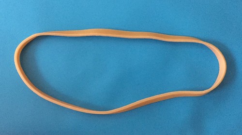 Size 33 Crepe Colored Rubber Bands 3 1///" X 1//8/" New 300 0ver 1//4 Lb