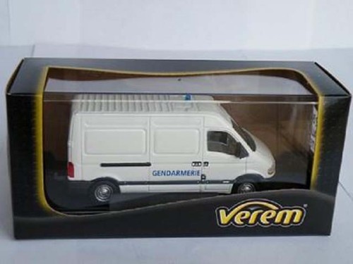 RENAULT MASTER MODEL VAN POLICE GENDARMERIE 1:50 SCALE WHITE VEREM K8