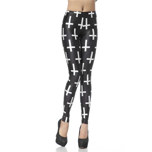 Hohe Taille Leggins Cartoon Corpse Bride Legins Gedruckt Frauen