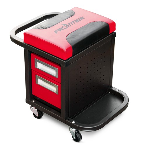 Frontier carrello sgabello officina con seduta e cassetti con ruote da meccanico