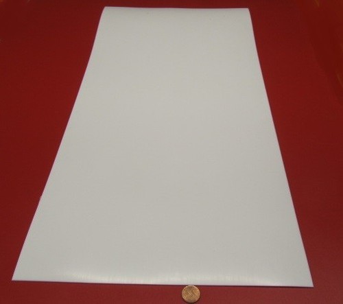 Teflon PTFE Virgin Sheet 1//16/" .062/" x 12/" x 24/" White