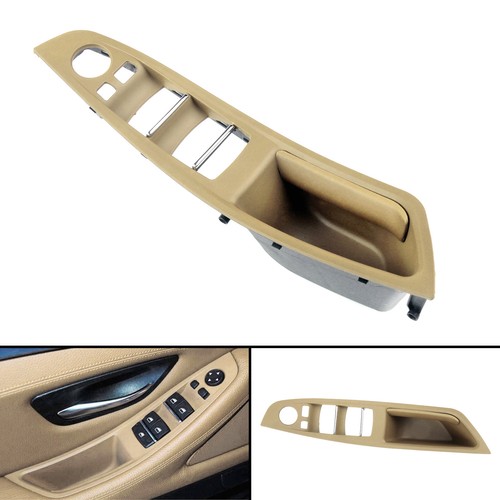 For BMW F10 F11 528I 550I 10-16 Front Door Pull Driver Handle Left Trim Beige