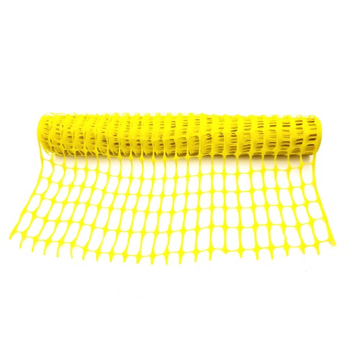 HD Warrior Yellow Barrier Fencing Mesh Plastic Safety Netting Fence 25m 50m