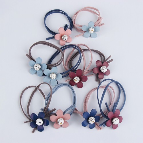 Ties Hair Accessories Pearl Hairband Elastic Rope Rubber Ring Ponytail Holder