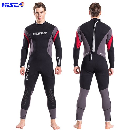 Hisea 3mm Herren Neoprenanzug Tauchanzug Surfanzug Nassanzug Tauchen Surfen