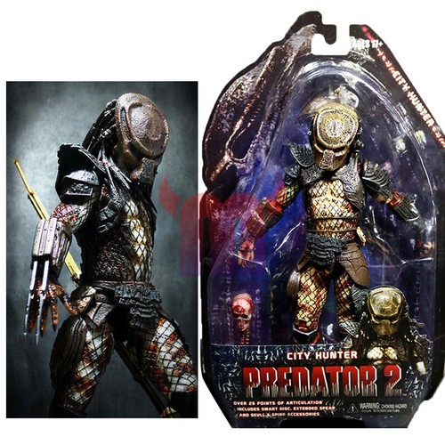 NECA City Hunter Predator Masked 7/" Action Figure 1:12 Predators Series 7 Doll