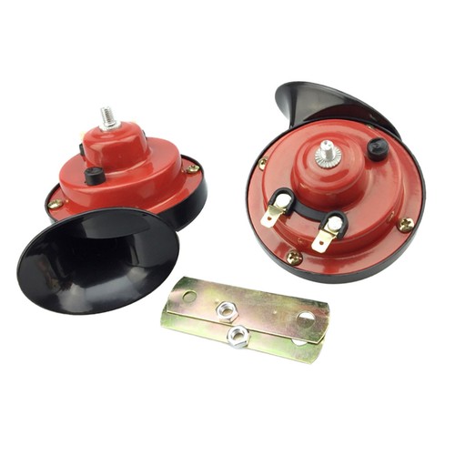 2 Stücke Mini Laut Elektronische Schnecke Horn Für 12V Autos Motorräder