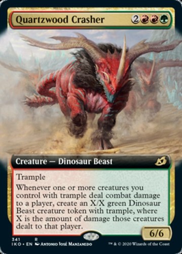 Quartzwood Crasher x1x Ikoria Lair of Behemoths NM MtG Foil Extended