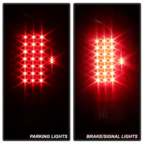 Blk 1997-2003 Ford F150 Headlights+LED Tail Lights Brake Lamps 97-03 Left+Right