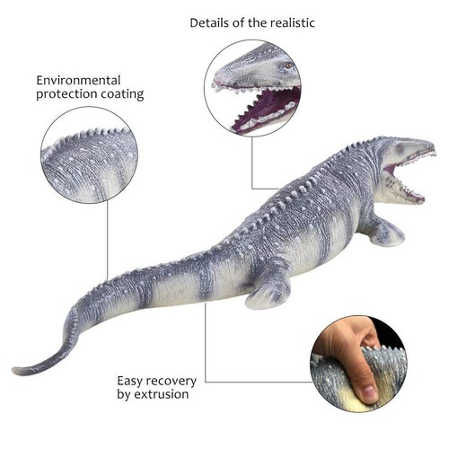 45CM figura realista Dinosaurio Mosasaurus Modelo Animal Niños Regalo Juguete-o Festival
