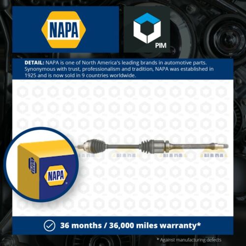 Drive Shaft fits FORD C-MAX 2.0 Front Right 07 to 10 Driveshaft NAPA 1364028 New