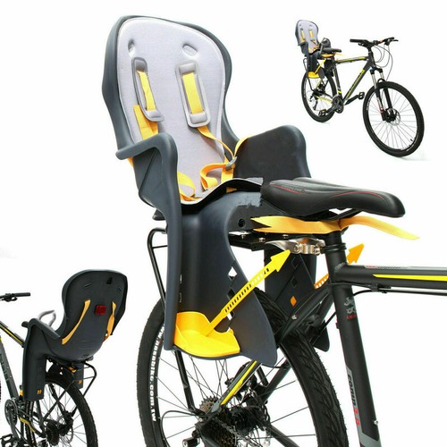 Details about / Bicycle Kids Rear Baby Seat Carrier Bracket Footrest Set w// Handrail 22Kg Max US