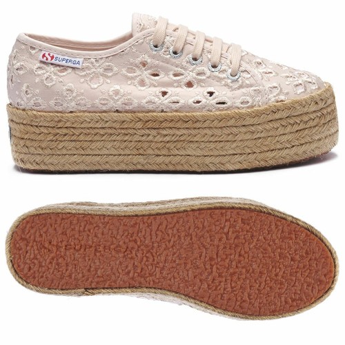 Superga Lady Shoes Woman 2790-QUATREFOILSANGALLOROPEW Leisure Wedge