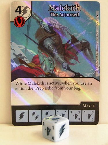The Mighty Thor Dice Masters 1x #034 Malekith The Accursed Foil
