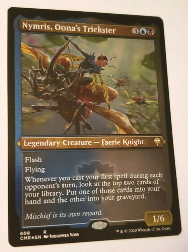 Foil-Etched 608 Rare M//NM OONA/'S TRICKSTER Details about / MTG Commander Legends NYMRIS