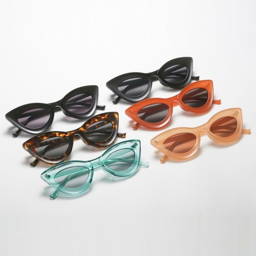 Sonnenbrille Randlos UV400 Sonnenbrille Katzenauge Brille Voll-Rahmen für Damen