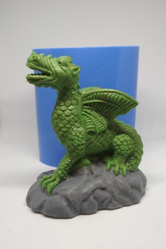 /"Dragón/" Molde De Silicona Para Moldes de jabón y velas hacer molde
