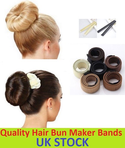 Hair bun maker CIAMBELLA Styling bande EX Schiuma French Twist Magia fai da te strumento UK