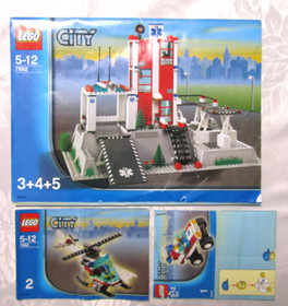 VINTAGE LEGO CITY 7892 HOSPITAL 2006 RETIRED USED