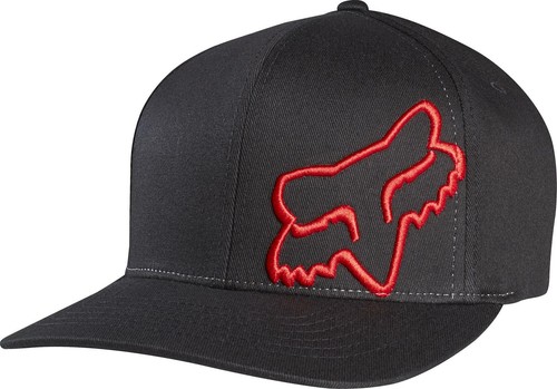 Fox Head Racing /"Flex 45/" FlexFit Hat Black//Red Men/'s Precurved Stretch Cap