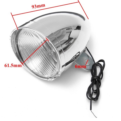 Friction Generator Head Tail Light Lamp For Bicycle Motorized Bike Cycle Safety