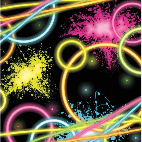 Glow Birthday Party Supplies Kit