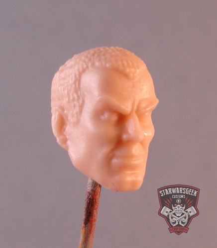 MH331 Custom Cast Male head for use with 3.75/" GI Joe Star Wars Marvel figures