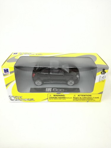 Fiat 500 Nera Die-Cast City Cruiser New Ray 1:43