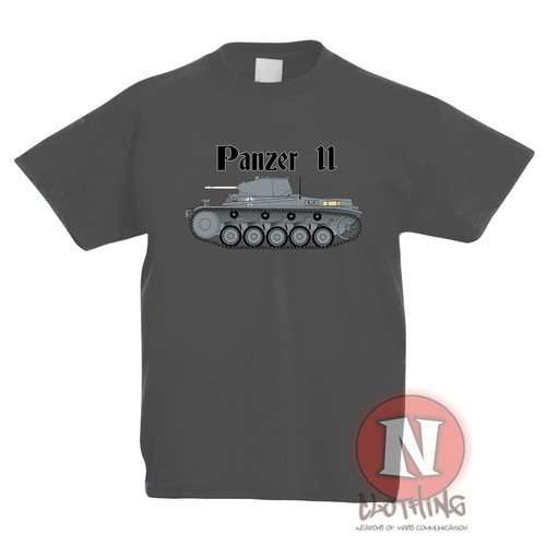 Panzer 2 World war 2 children/'s tank t-shirt ww2 world of tanks fully printed
