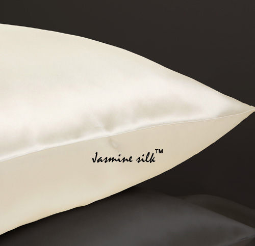 Jasmine Silk Einzeln Reine Seide Kissenbezug Seide Creme