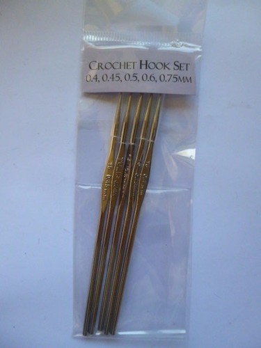 SUPERFINE tulip brand Crochet crochets-Lot de cinq Superfine Crochets pour un bon travail