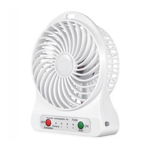 Electric Mini Handy Fan Battery Operated USB Rechargeable Portable Handheld