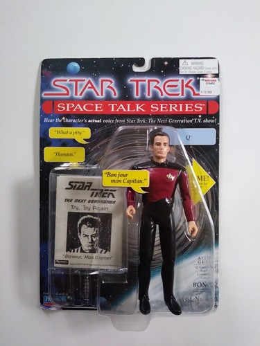 NIB 1995 Star Trek /"Q/" Space Talk Series by Playmates