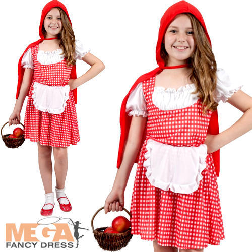 Storybook Red Riding Hood Costume Ragazze GIORNATA MONDIALE DEL LIBRO Per Bambini Ragazzi Costume