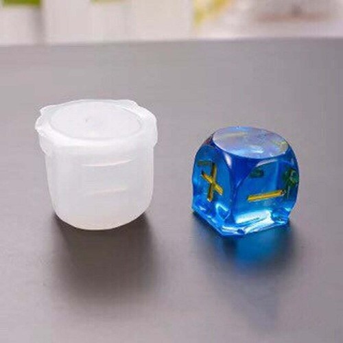 Craft Ship from US New Shiny Dice Silicone Mold 9 Styles Resin UV Resin