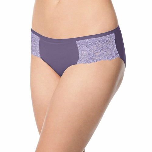 Bali Women/'s One Smooth U Comfort Indulgence Satin W// Lace Bikini