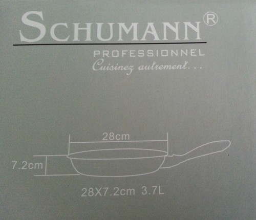 poele en pierre sauteuse 28 CM couvercle schumann marmites cocotte wok casserole