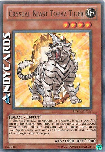 Comune LCGX EN158 CRYSTAL BEAST TOPAZ TIGER Bestia Cristallo Tigre Topazio