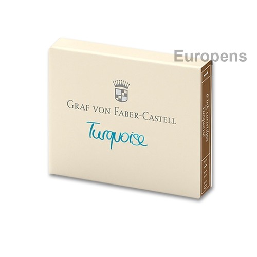 PK of 6 GRAF VON FABER CASTELL Stylo-plume Cartouches d/'encre