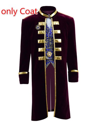 Babylon 5 Vir Cotto Cosplay Costume WineRed Velvet only Coat